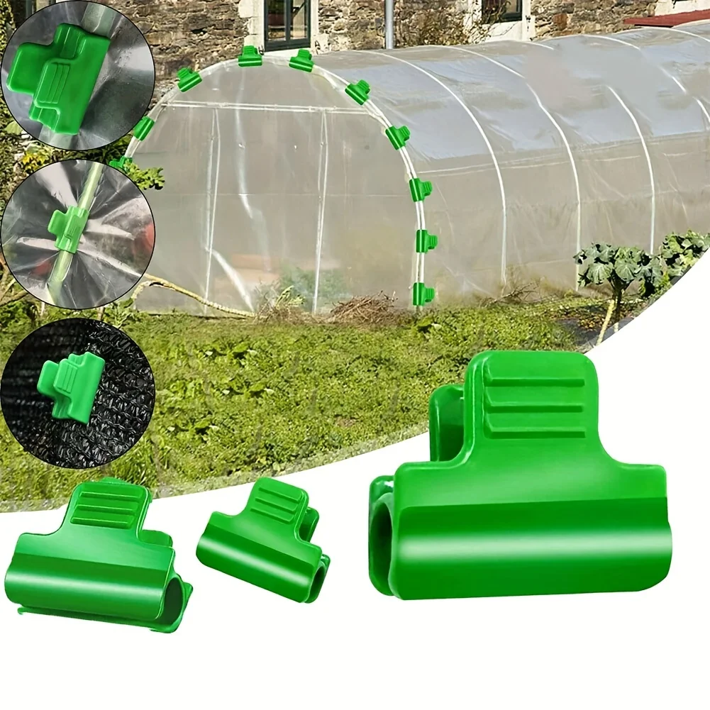 11mm 지지대용 내구성이 뛰어난 온실 클램프 50개  - Gardening Tools Essential 리뷰 및 가격