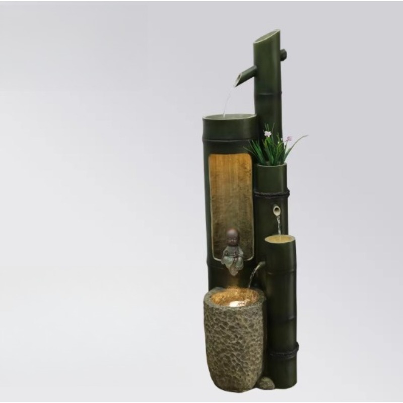 창의적인 물놀이 장식 정원 장식품 바닥 흐르는 분수 마 - Gardening Hand Tools Japanese 리뷰 및 가격