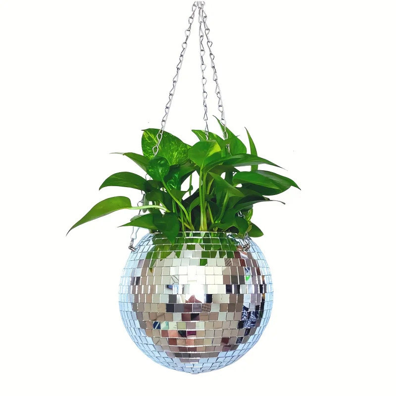 독특한 손으로 제작된 보헤미안풍 걸이형 디스코 미러 볼 - Self-Watering Planter 리뷰 및 가격