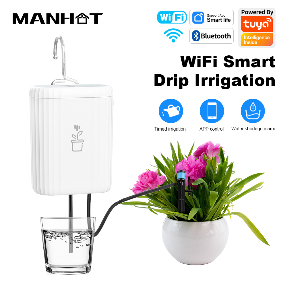 WiFi 스마트 점적 관개 자동 정원 식물 꽃 급수 시 - Automatic Plant Waterer 리뷰 및 가격