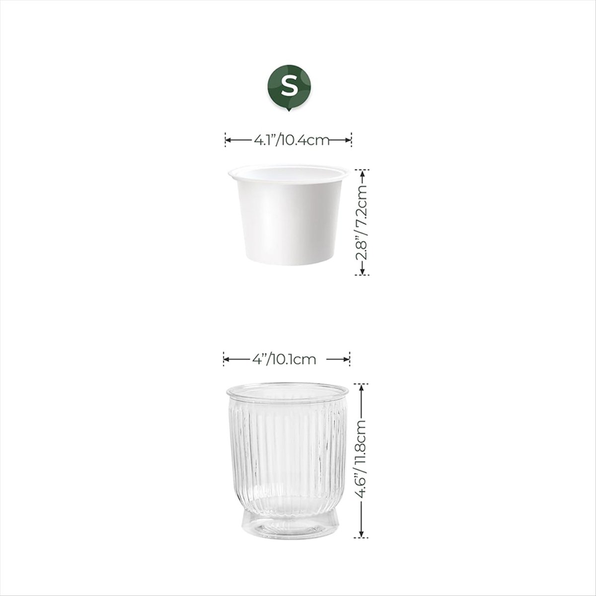 자동 급수 화분, 4인치 소형 화분, 깊은 저장소가 있 - Self-Watering Planter 리뷰 및 가격